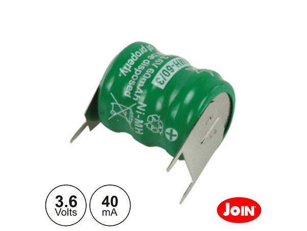 BATERIA NI-MH 3.6V 40MA JOIN 1
