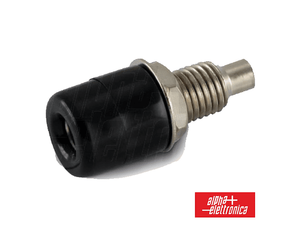 BORNE TERMINAL 4MM PRETO 1