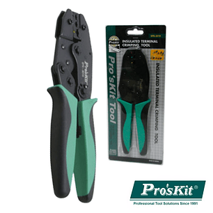 ALICATE DE CRAVAR TERMINAIS ISOLADOS 220MM PROSKIT
