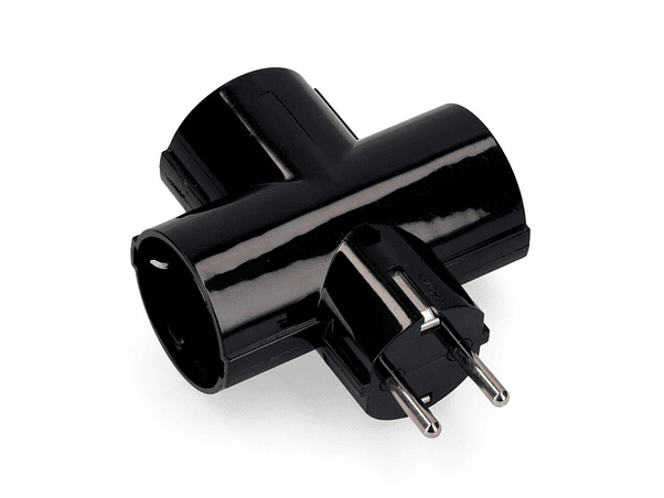 FICHA ELÉTRICA ADAPTADORA 3X SCHUKO 1