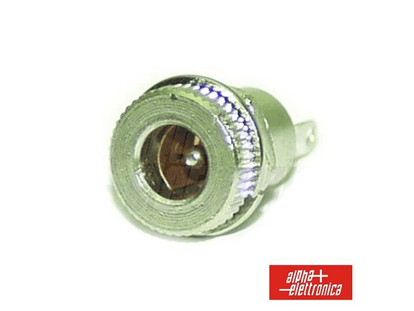 FICHA ALIMENTAÇÃO DC MACHO DE PAINEL 5.5X2.1MM 1