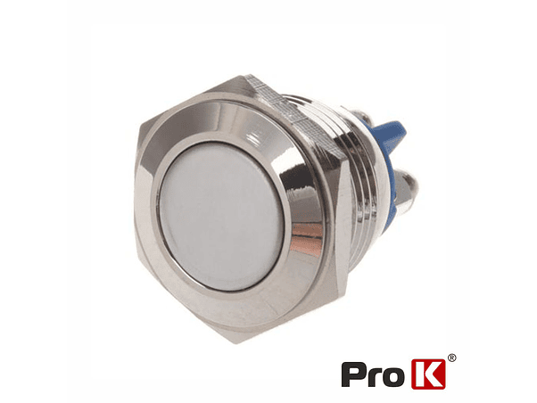 COMUTADOR PULSADOR REDONDO IP65 230V OFF/ (ON) N.A PROK 1