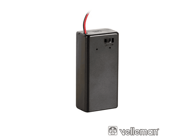SUPORTE PARA 1 PILHA DE 9V VELLEMAN 1