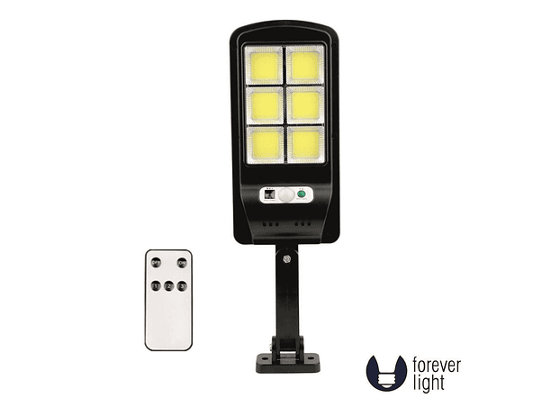 CANDEEIRO EXTERIOR LED 10W 800LM 6000K COM PIR/PAINEL SOLAR 1