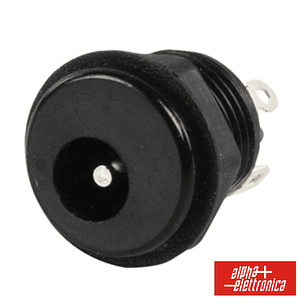 FICHA ALIMENTAÇÃO DC MACHO PAINEL 5.5-2.1MM