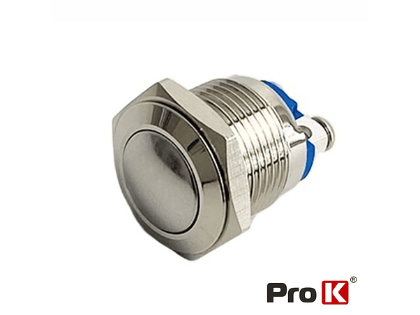 COMUTADOR PULSADOR REDONDO IP65 230V OFF/ (ON) N.A PROK 1