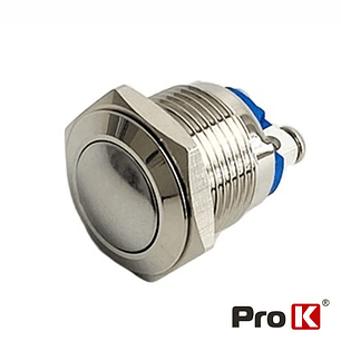 COMUTADOR PULSADOR REDONDO IP65 230V OFF/ (ON) N.A PROK