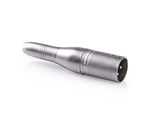 FICHA ADAPTADORA XLR 3P MACHO / JACK 6.35MM FÊMEA MONO 1
