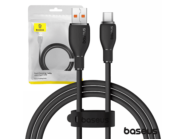 CABO USB-A MACHO PARA USB-C MACHO 2M 100W PUDDING BASEUS 1