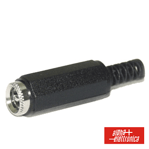 FICHA ALIMENTAÇÃO DC MACHO ATÉ 2.1X5.5MM