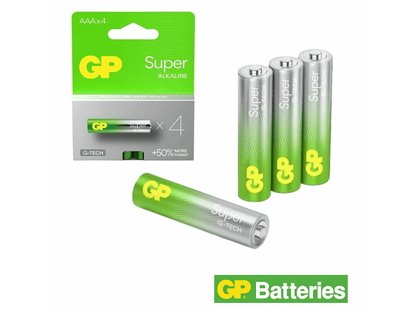 PILHA ULTRA ALCALINA LR03/AAA 1.5V 4X BLISTER GP 1