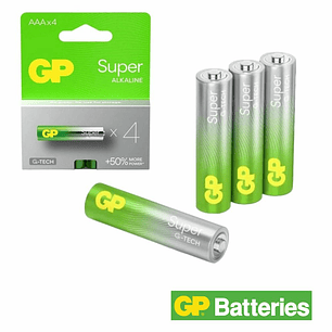 PILHA ULTRA ALCALINA LR03/AAA 1.5V 4X BLISTER GP