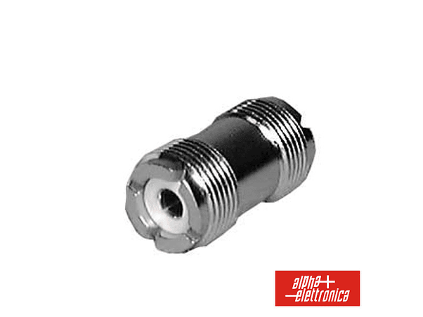 FICHA ADAPTADORA UHF FÊMEA/ FÊMEA PL258 1