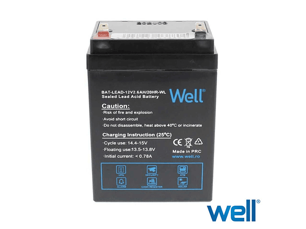 BATERIA CHUMBO 12V 2.6A 1