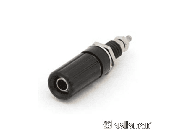 BORNE TERMINAL 44MM PRETO VELLEMAN 1