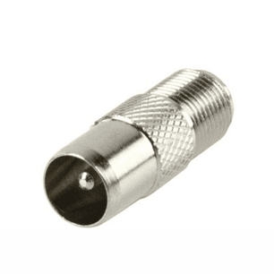 FICHA ADAPTADORA F FÊMEA / COAXIAL 9.5MM MACHO