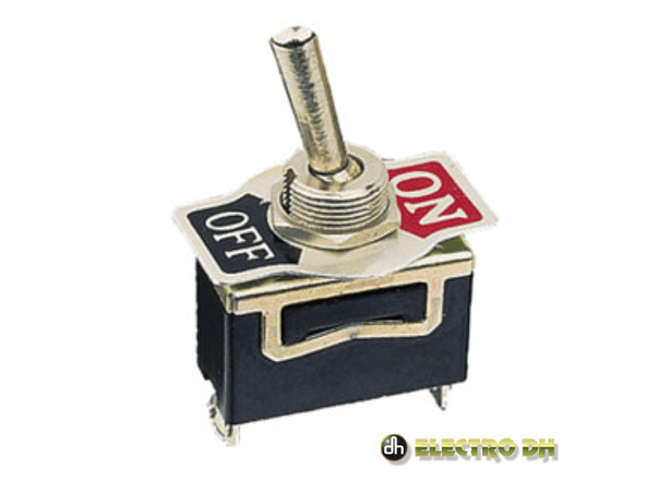 INTERRUPTOR ALAVANCA UNIPOLAR ON-OFF 10A / 250V EDH 1