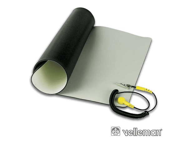 TAPETE ANTI-ESTÁTICO COM CABO DE LIGAÇÃO Ã TERRA 70X100CM 1