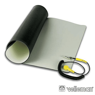 TAPETE ANTI-ESTÁTICO COM CABO DE LIGAÇÃO Ã TERRA 70X100CM