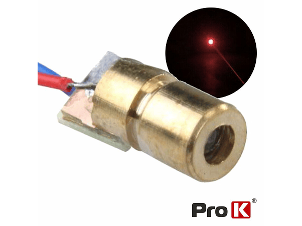 MÓDULO LASER VERMELHO 5MW PROK 1