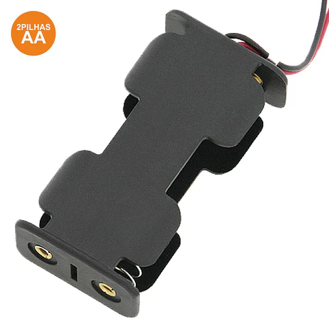 SUPORTE PARA 2 PILHAS AA