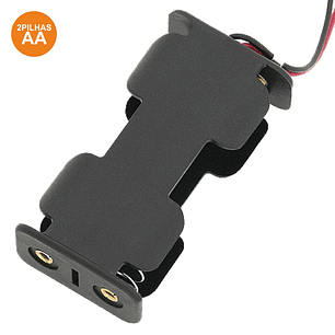 SUPORTE PARA 2 PILHAS AA