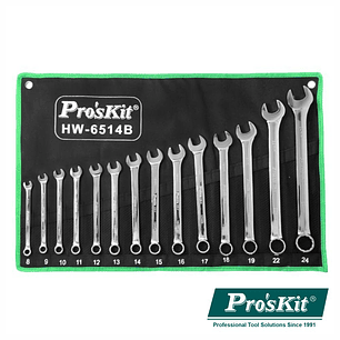 CONJUNTO DE 14 CHAVES DE LUNETASEMBOCAS PROSKIT