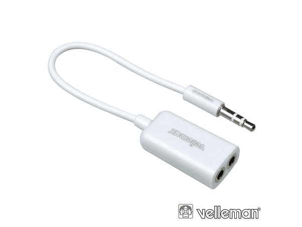 CABO ADAPTADOR JACK 3.5MM MACHO 3P PARA 2 JACK 3.5MM FÊMEA 1