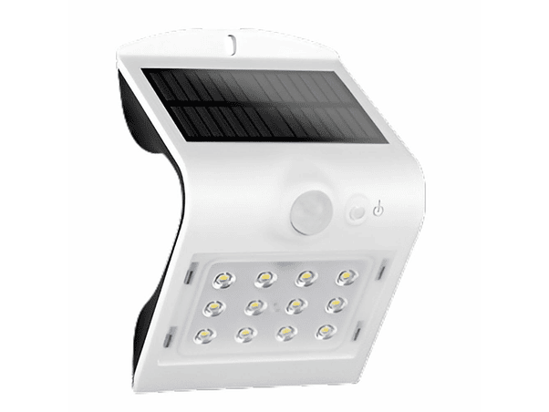 APLIQUE EXTERIOR SOLAR 1.5W IP65 COM SENSOR MOVIMENTO PIR 1