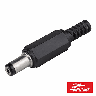 FICHA ALIMENTAÇÃO DC FÊMEA 2.1X5.5MM COM 9.5MM