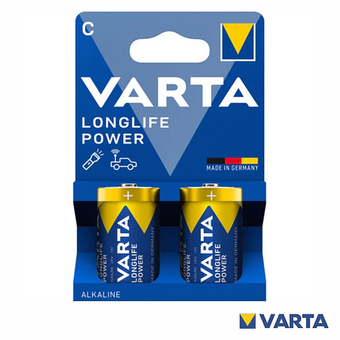 PILHA ALCALINA LR14/C 1.5V 2X BLISTER VARTA