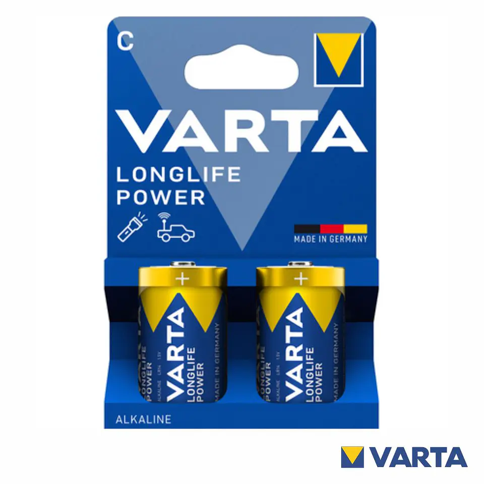 PILHA ALCALINA LR14/C 1.5V 2X BLISTER VARTA 1