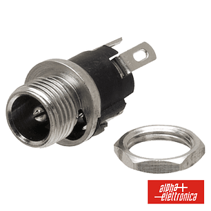 FICHA ALIMENTAÇÃO DC MACHO 2.1-5.5MM PARA CHASSIS