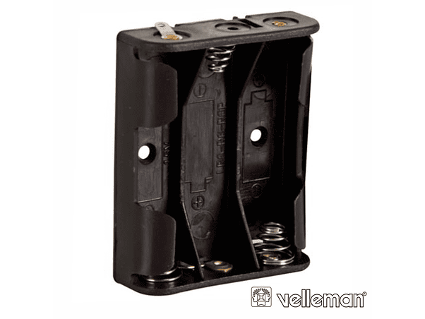 SUPORTE PARA 3 PILHAS AA VELLEMAN 1