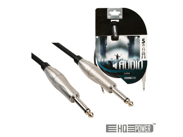 CABO JACK 6.35MM MACHO / MACHO 5M MN HQ POWER 1