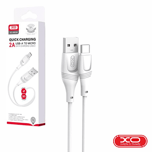 CABO USB-A MACHO / USB-C MACHO 3M BRANCO XO
