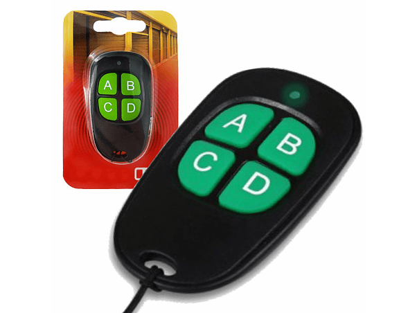 TELECOMANDO GARAGEM UNIVERSAL 4 CANAIS 433MHZ 1