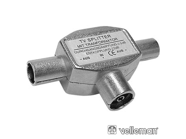 SPLITTER METÁLICO FÊMEA / 2X MACHO 1