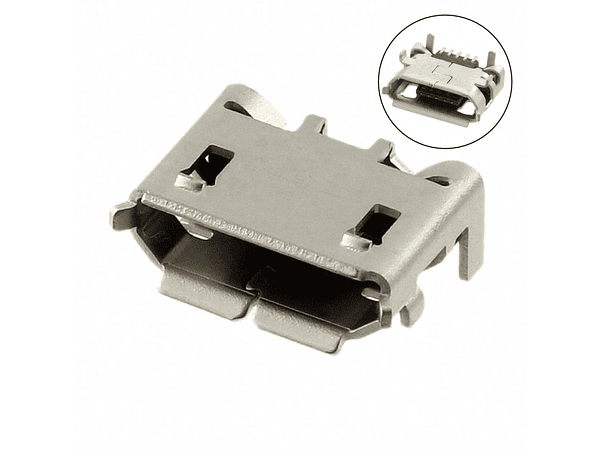 FICHA MICRO-USB 2.0 FÊMEA 90 PARA PCB 1