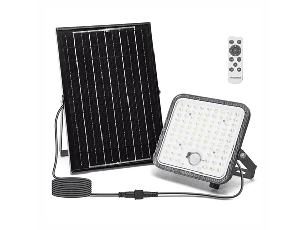 FOCO LED SOLAR 120W COM SENSOR 6500K 1200LM IP66 1