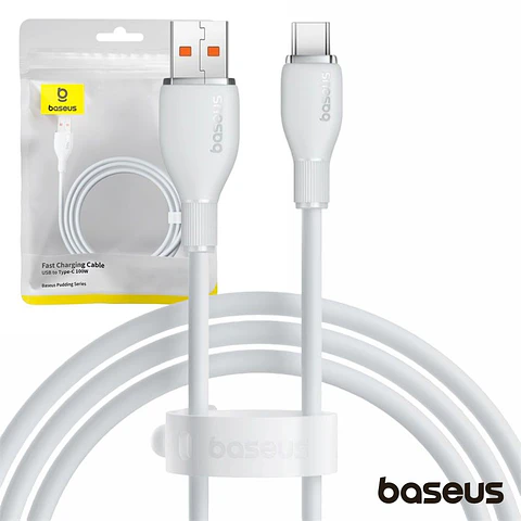 CABO USB-A MACHO PARA USB-C MACHO 1.2M 100W PUDDING BASEUS