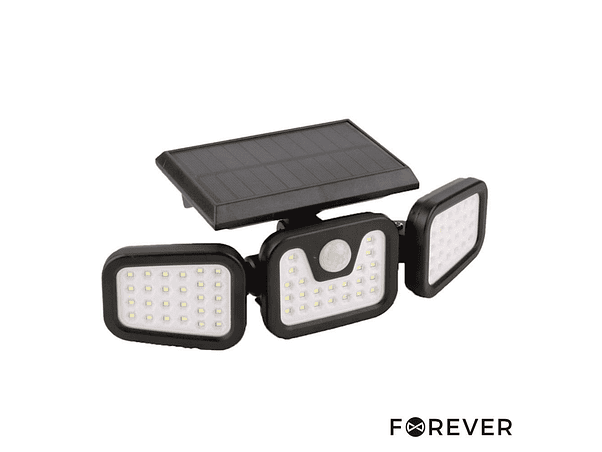 CANDEEIRO EXTERIOR 8W 600LM 6000K COM SENSOR PIR PAINEL SOLAR 1