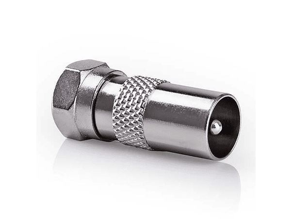 FICHA ADAPTADORA F MACHO / COAXIAL MACHO 9.5MM 1