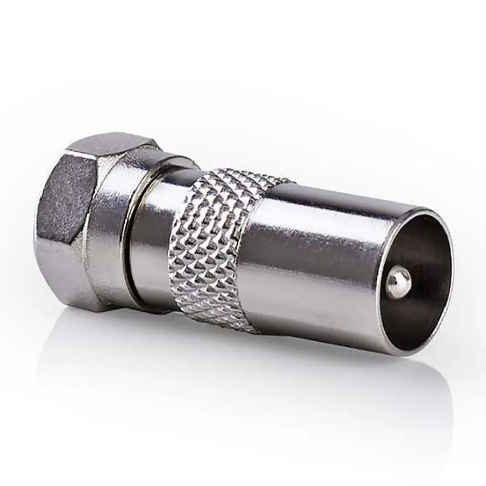 FICHA ADAPTADORA F MACHO / COAXIAL MACHO 9.5MM 1