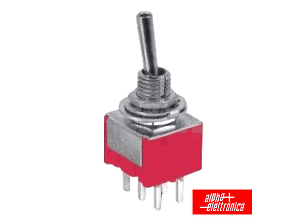 INTERRUPTOR ALAVANCA MINIATURA (ON)-OFF-ON CI 1