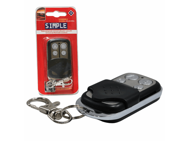 TELECOMANDO GARAGEM UNIVERSAL 4 CANAIS 433MHZ 1