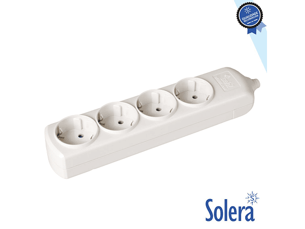 TOMADA ELÉTRICA COM 4 SAÍDAS SCHUKO SOLERA 1
