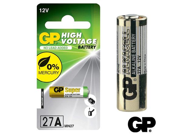 PILHA ALCALINA A27/LR27A 12V BLISTER GP 1