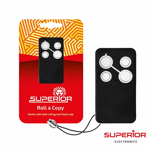 TELECOMANDO GARAGEM UNIVERSAL 4 CANAIS ROLLING CODE