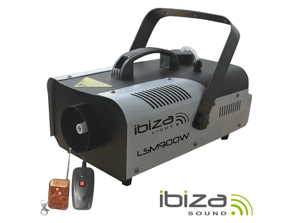 MÁQUINA DE FUMOS 900W CONTROLADOR/COMANDO IBIZA 1